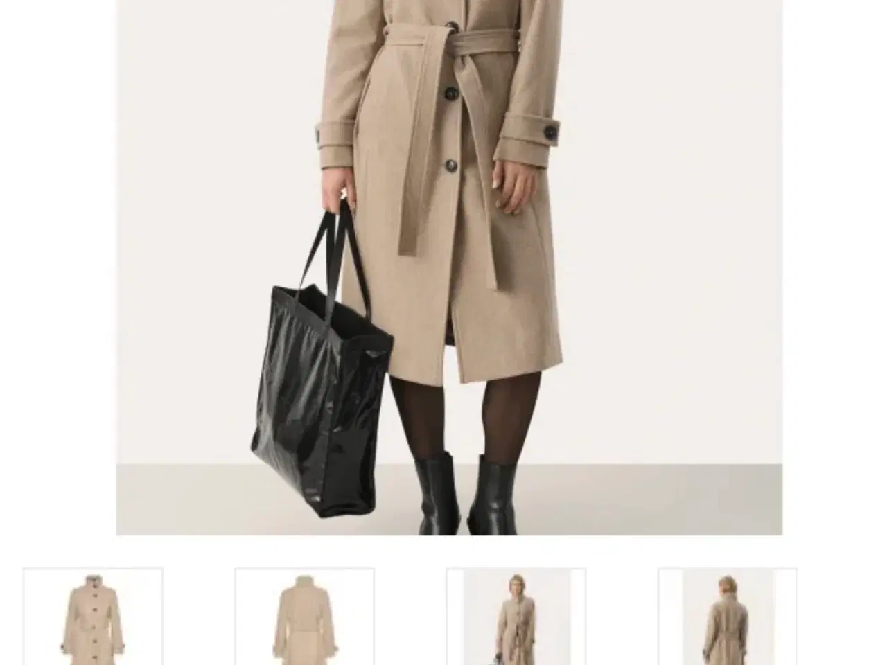 Billede 1 - Part Two Frakke smuk beige melange.