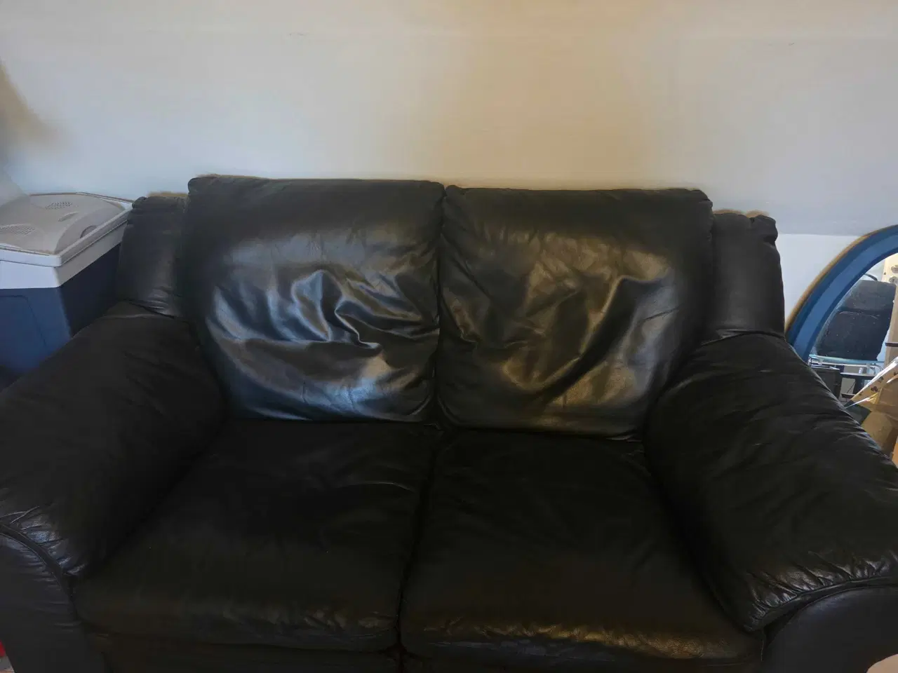 Billede 3 - 2 personers læder sofa