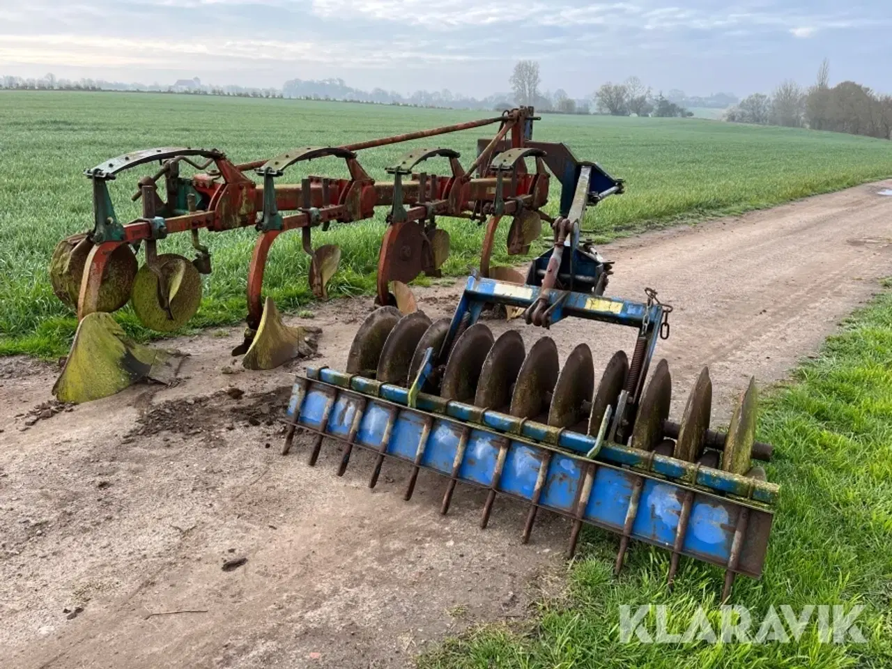Billede 2 - Plov Kverneland Stenomat med jordpakker