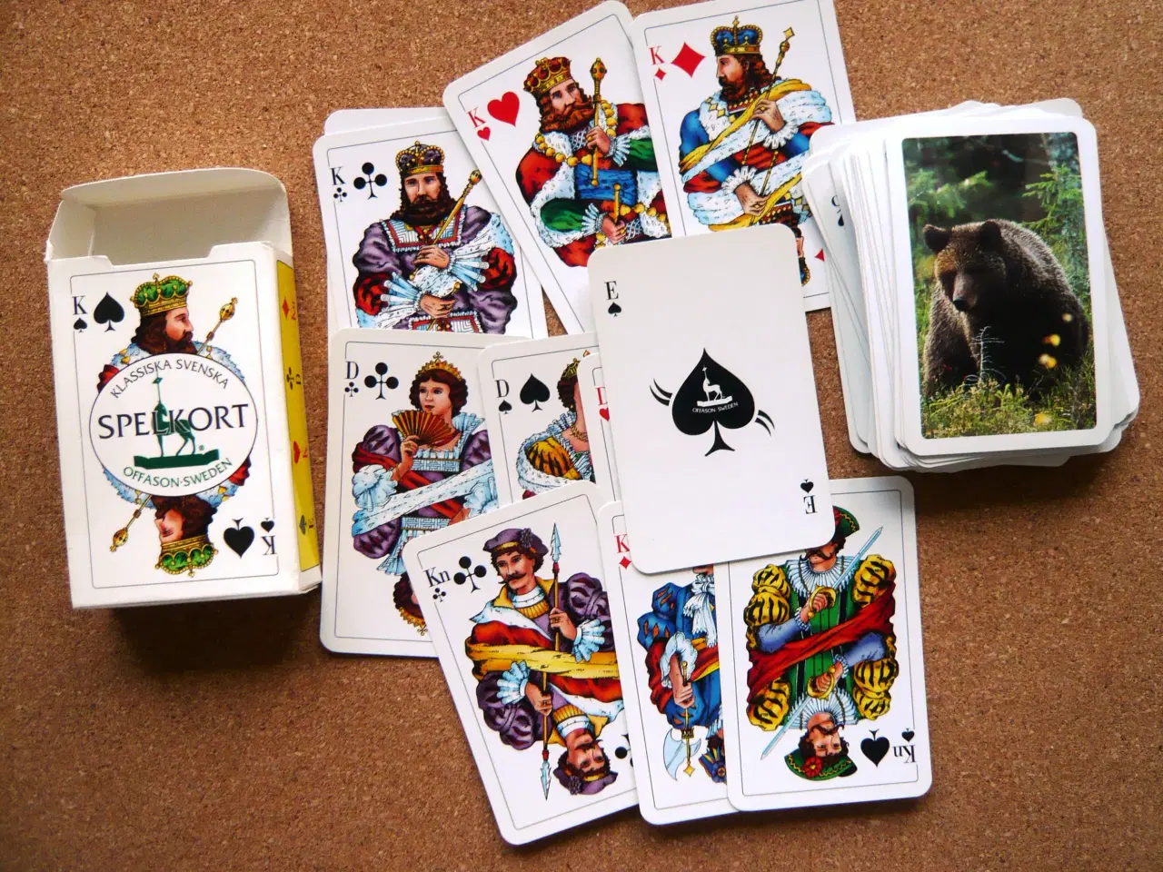 Billede 2 - Bridge/poker spillekort med dyr/fugle (Æ10)