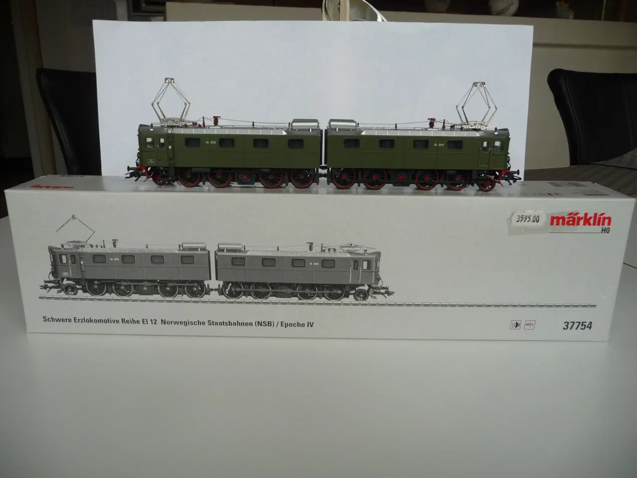 Billede 1 - Märklin norsk dobbelt lokomotiv digital 