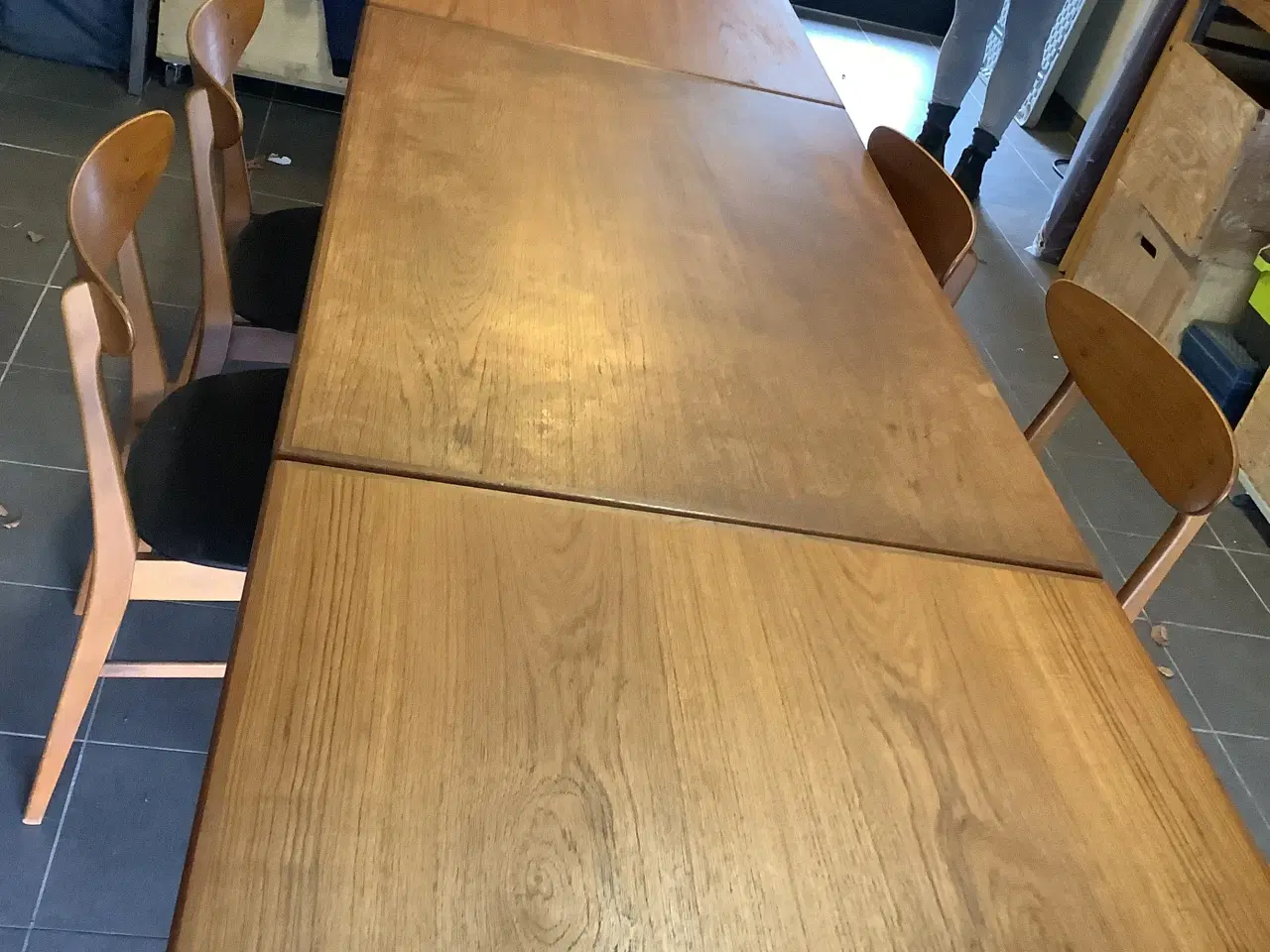 Billede 2 - Spisebord med hollandsk udtræk