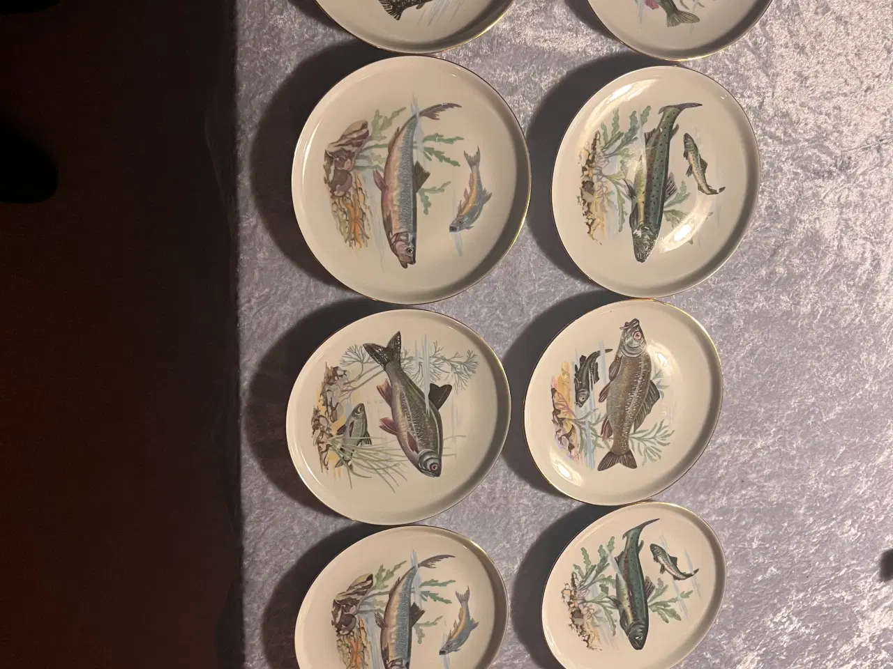 Billede 1 - 10 stk. fiske/sildetallerkner