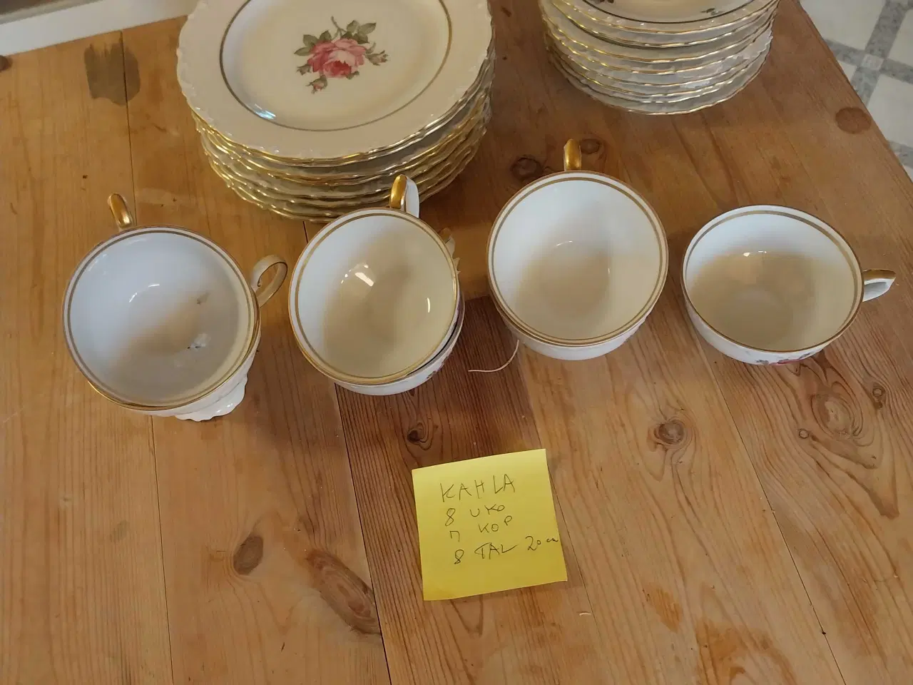 Billede 1 - Kahla Rose kaffesæt