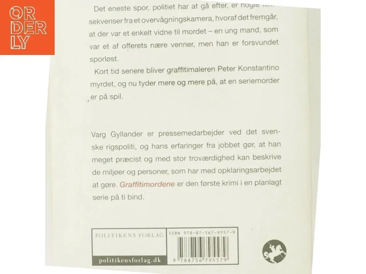 Billede 3 - Graffitimordene af Varg Gyllander (Bog)