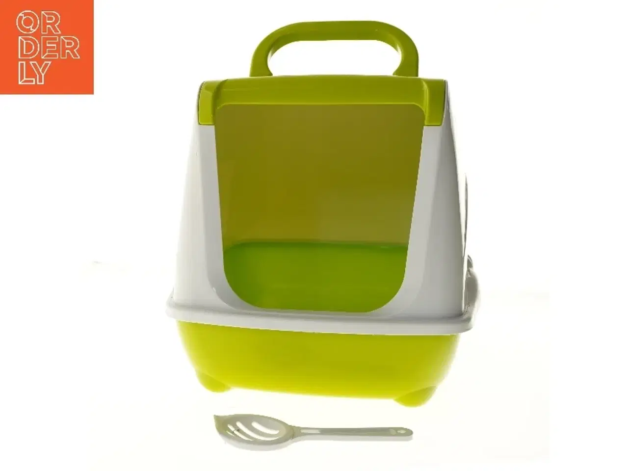 Billede 1 - Kattebakke med låg og skovl (str. 48x40 cm)