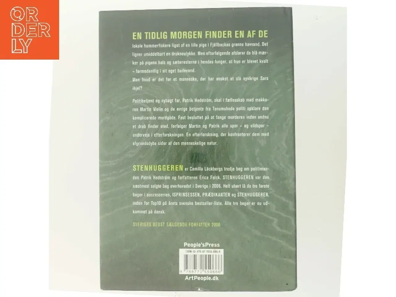 Billede 3 - Stenhuggeren : kriminalroman af Camilla Läckberg (Bog)
