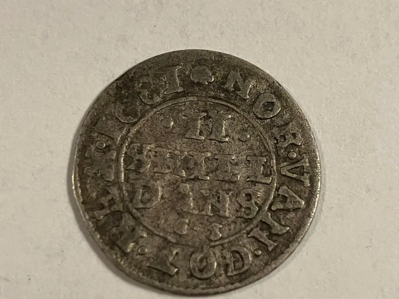 Billede 1 - 2 skilling 1681 Denmark