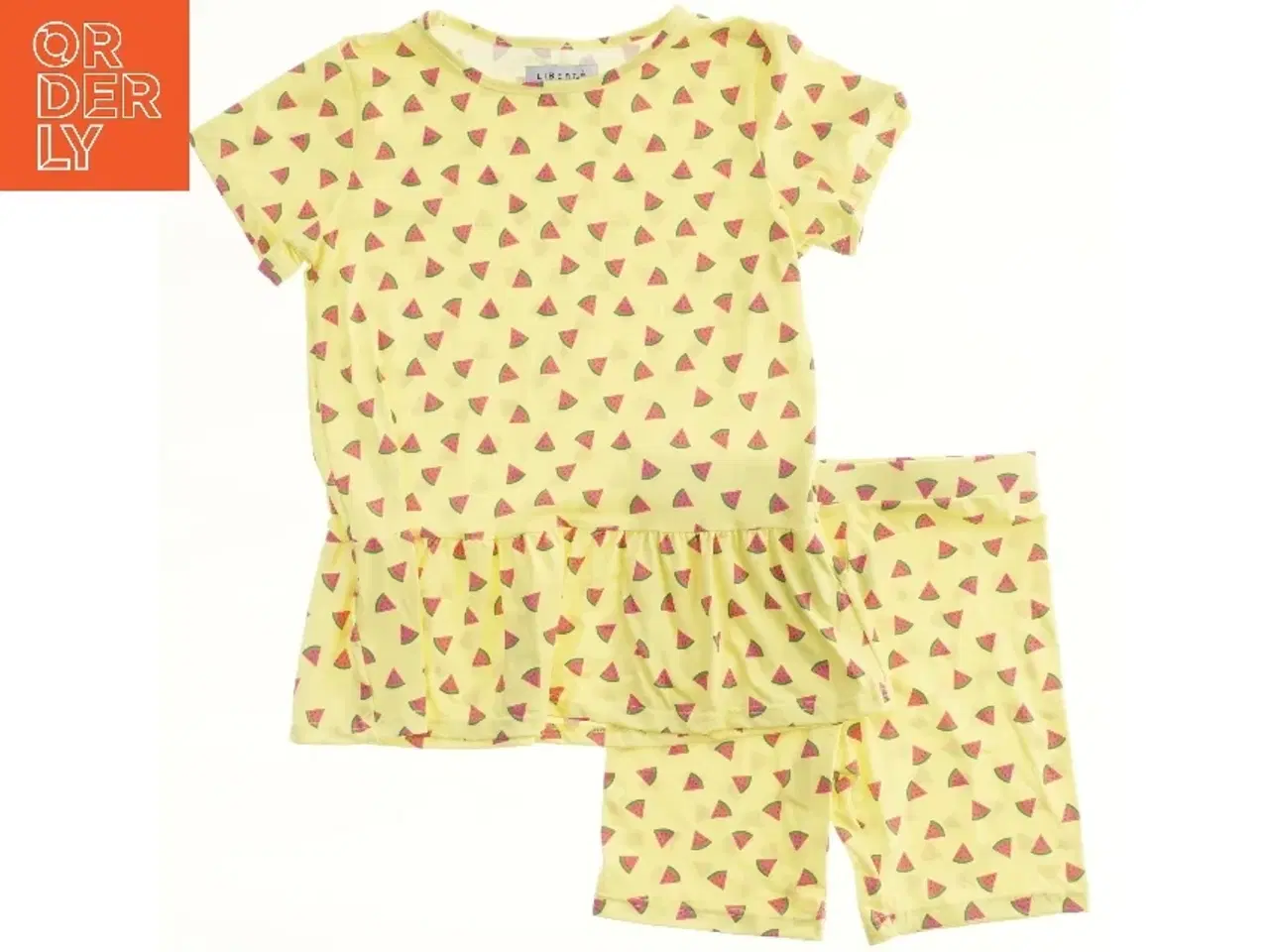 Billede 1 - Gult sæt med vandmelon mønster fra LIBERTÉ Ami (str. 122)