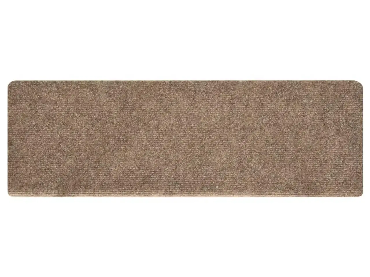 Billede 4 - Trappemåtter selvklæbende 15 stk. 65x21x4 cm beige rektangulær kant