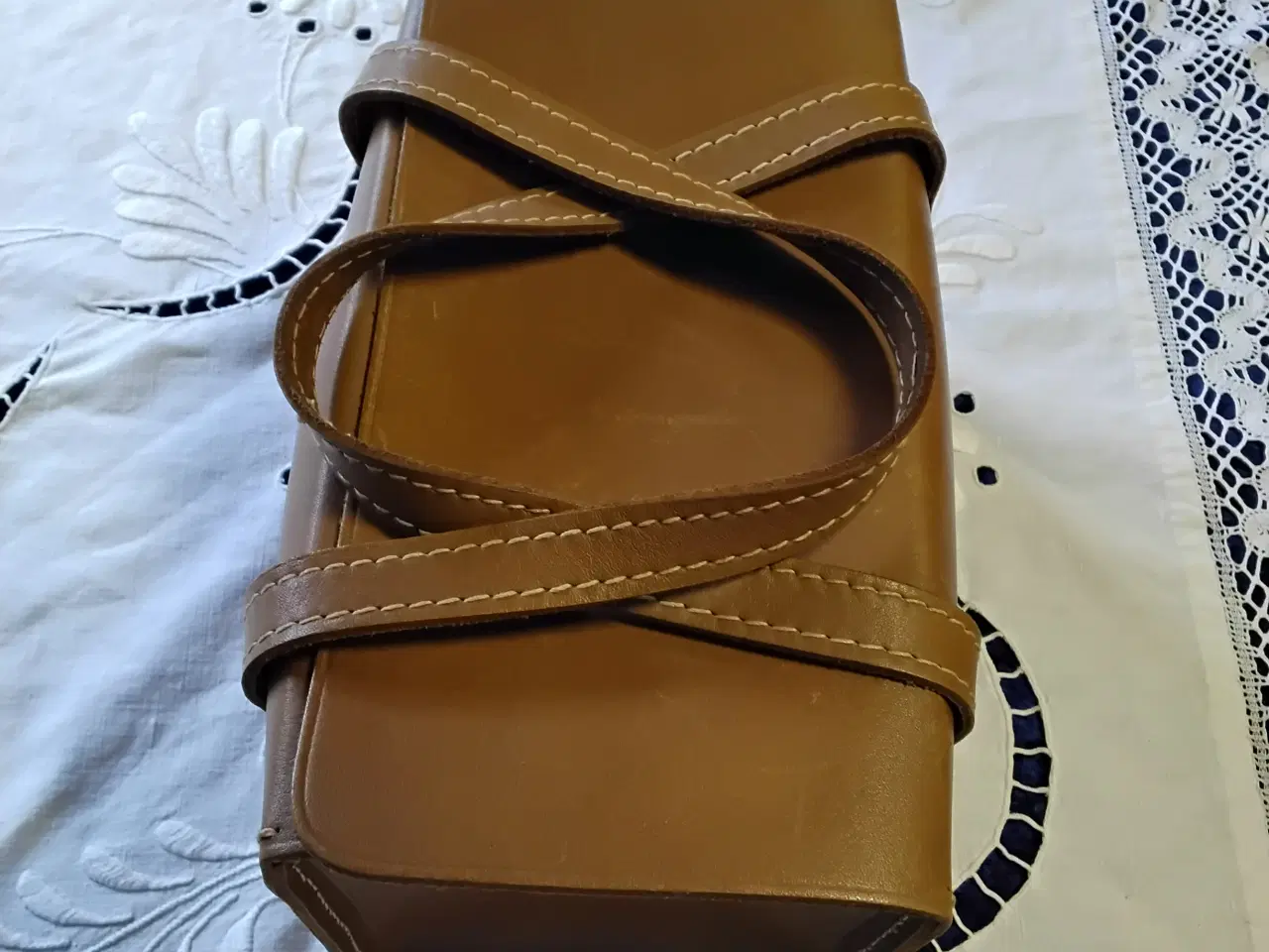 Billede 6 - Vintage kernelæder håndtaske i rigtig god stand 