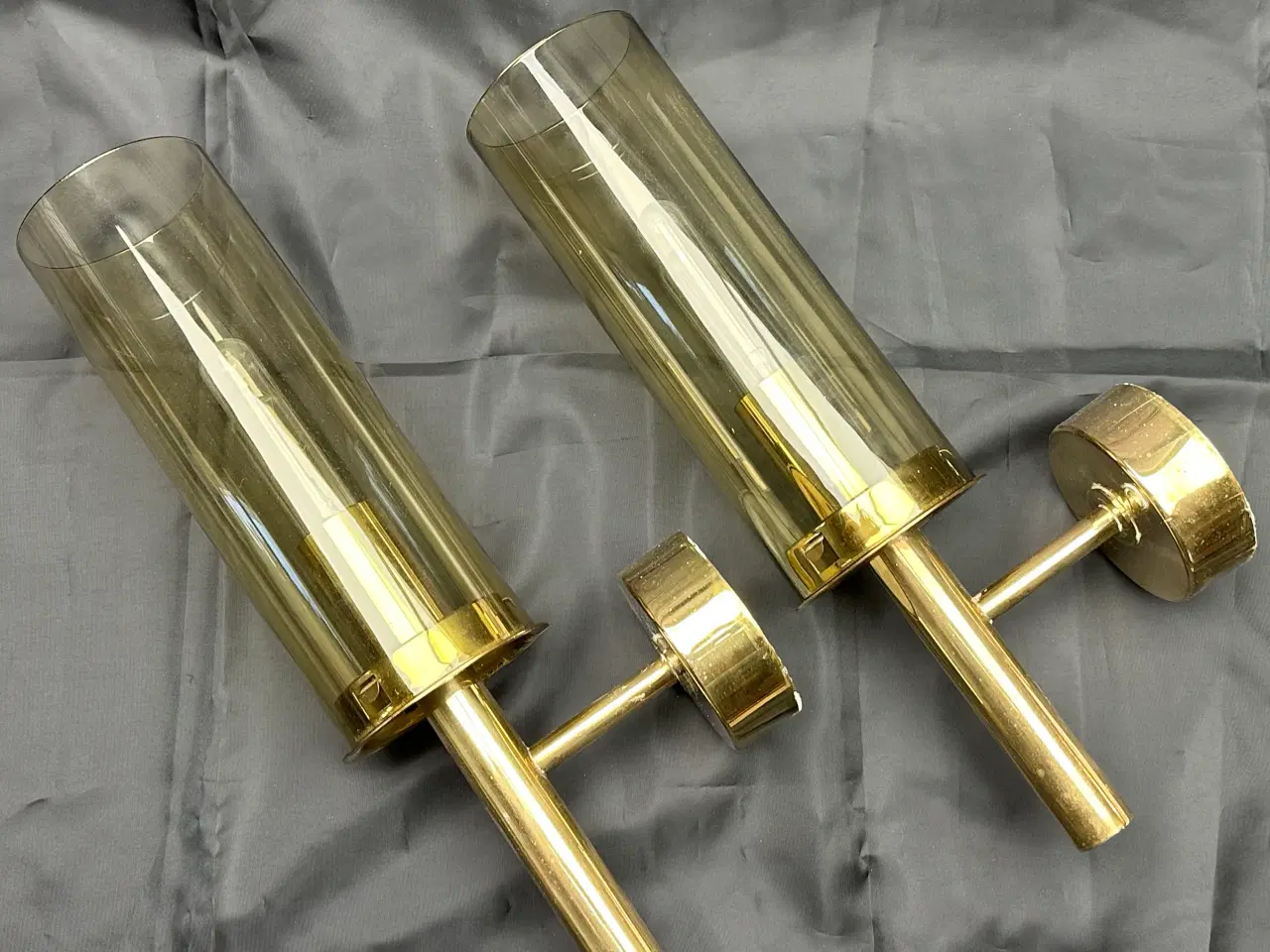 Billede 1 - 2 messing væglamper design: Hans-Agne Jakobsson