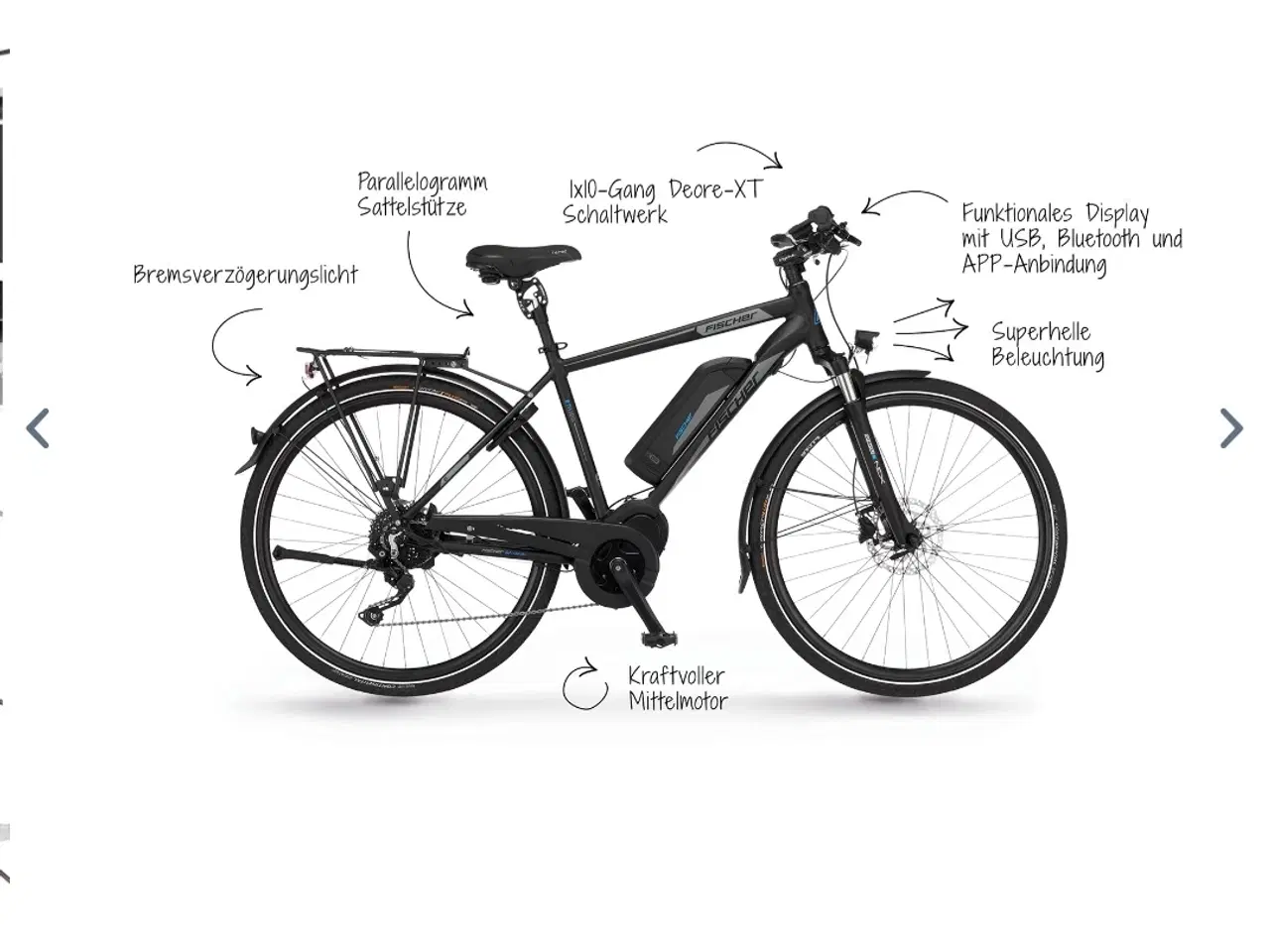 Billede 3 - Trekking E-Bike, FISCHER, Viator ETH 1861