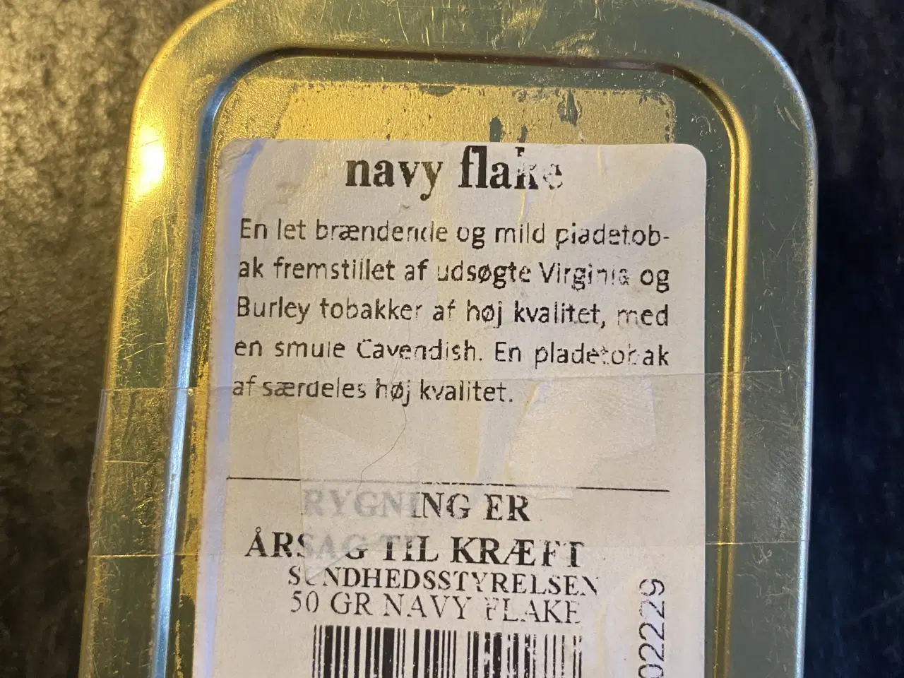 Billede 4 - Retro dåse navy flake 