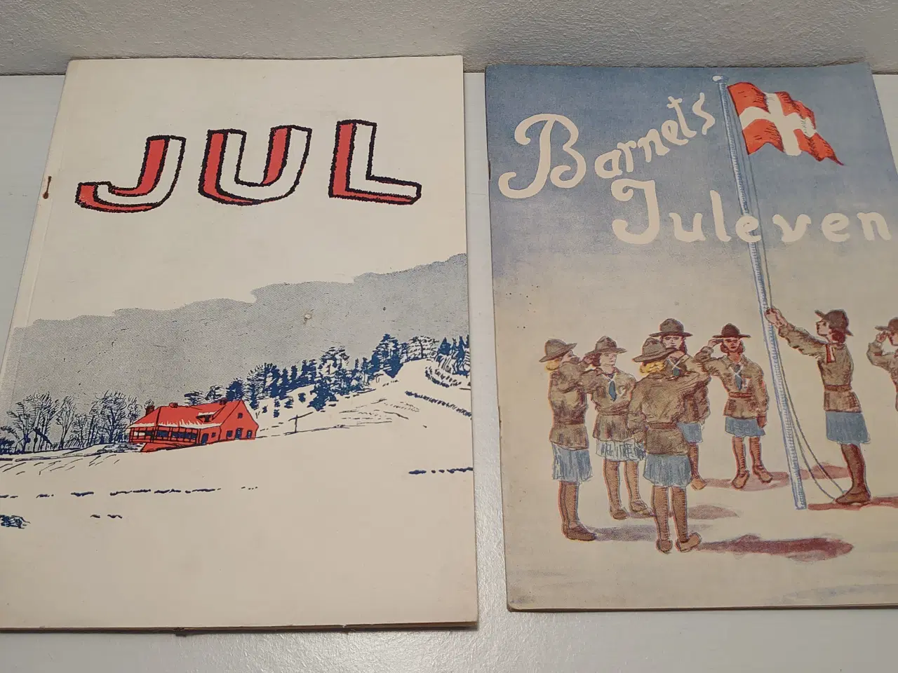 Billede 1 - 2 julehæfter fra 1942: Jul og Barnets Jul.