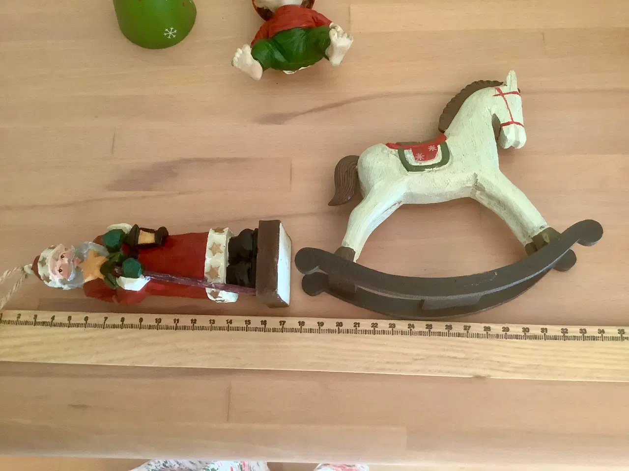 Billede 5 - Julepynt - Julemand - gyngehest - rensdyr og nisse