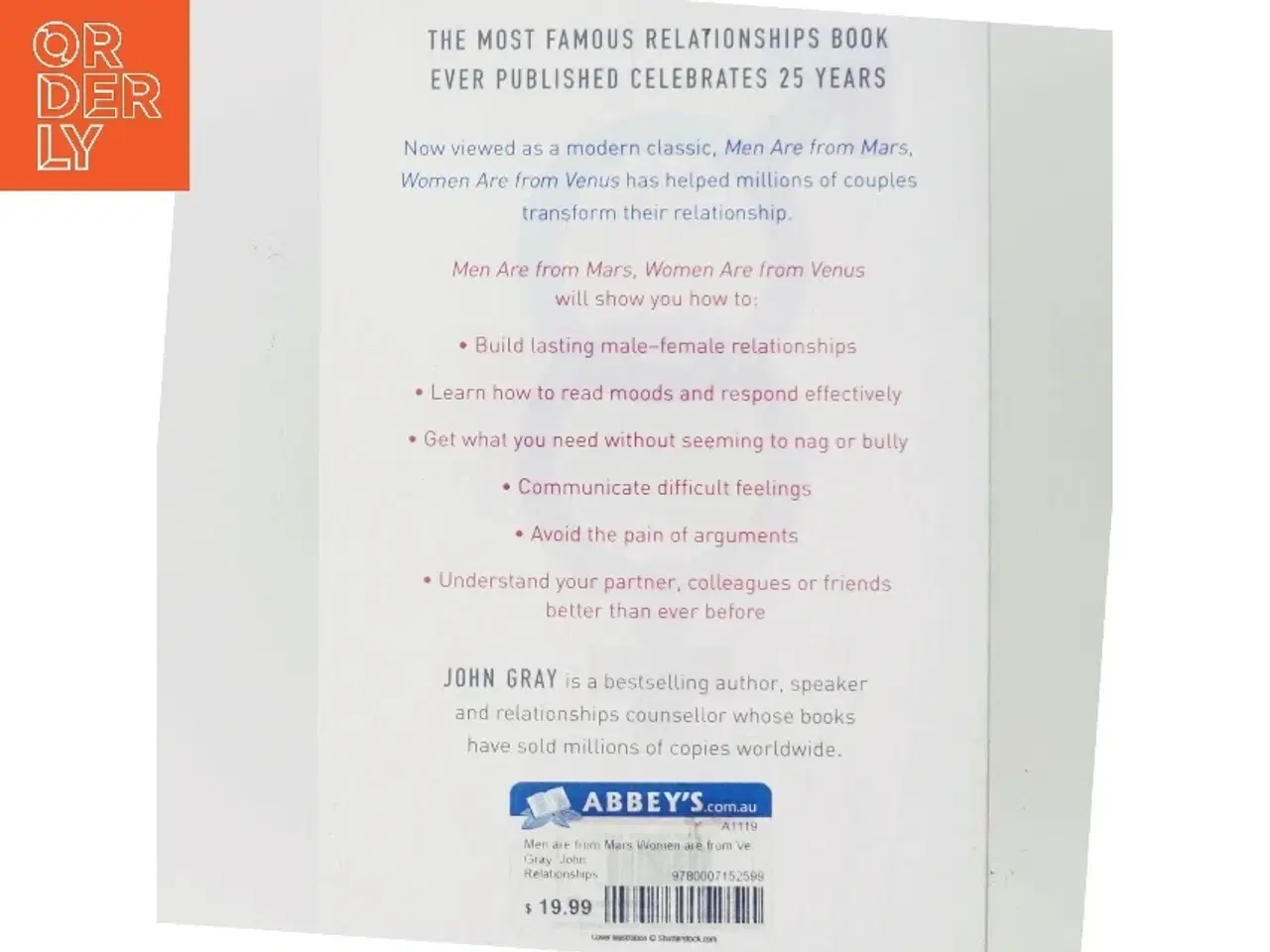 Billede 3 - Men are from Mars, Women are from Venus af John Gray (Bog)