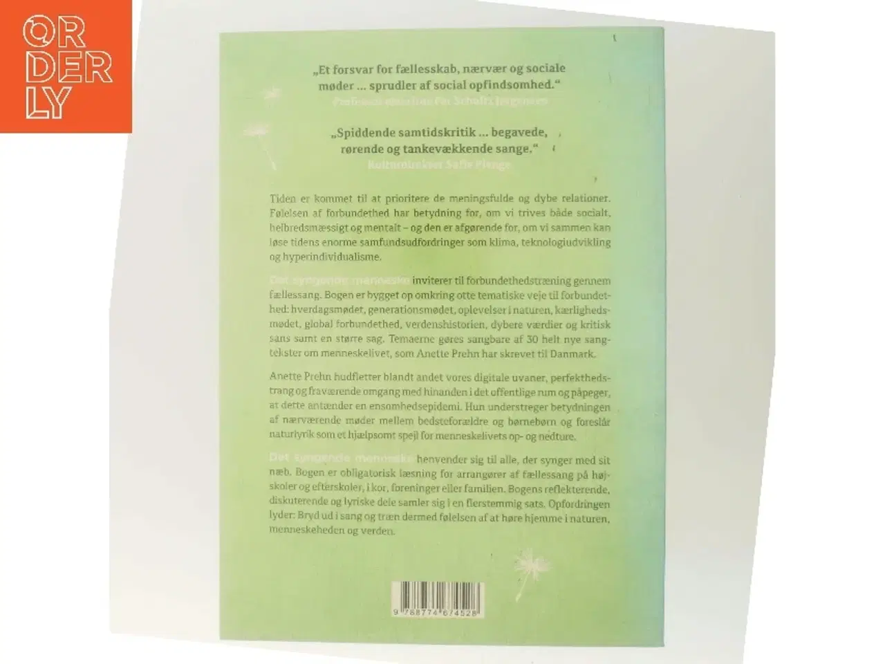Billede 3 - Det syngende menneske : nye veje til forbundethed af Anette Prehn (Bog)