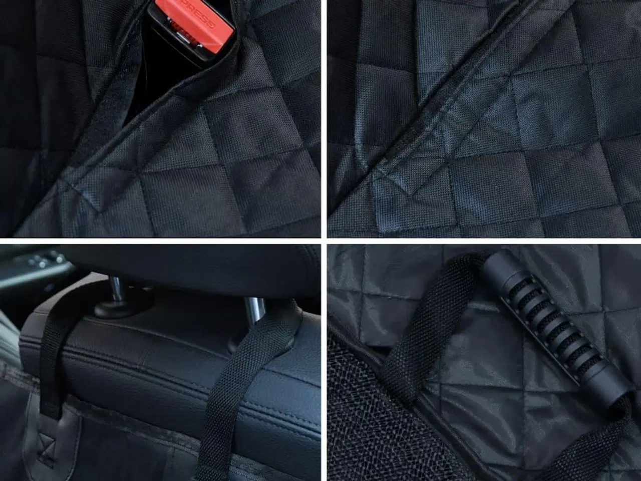 Billede 9 - Hundetæppe til bil 137x46x50 cm sort