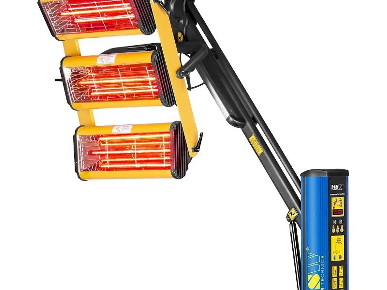 Billede 2 - Infrarød Laktørrer – 3300 W – 3 Varmelamper