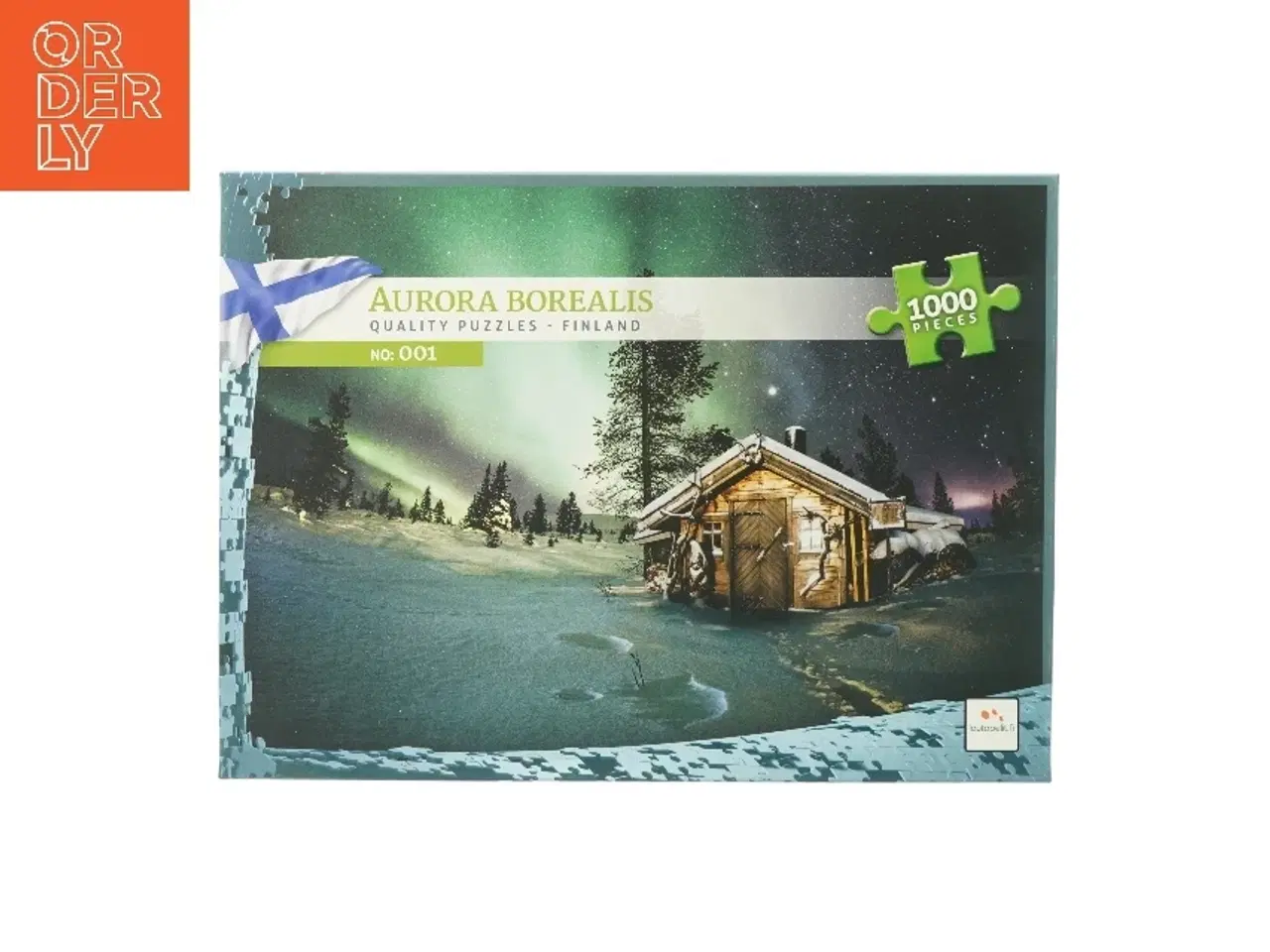 Billede 1 - Puslespil med Aurora Borealis motiv (str. 68 x 480 mm)