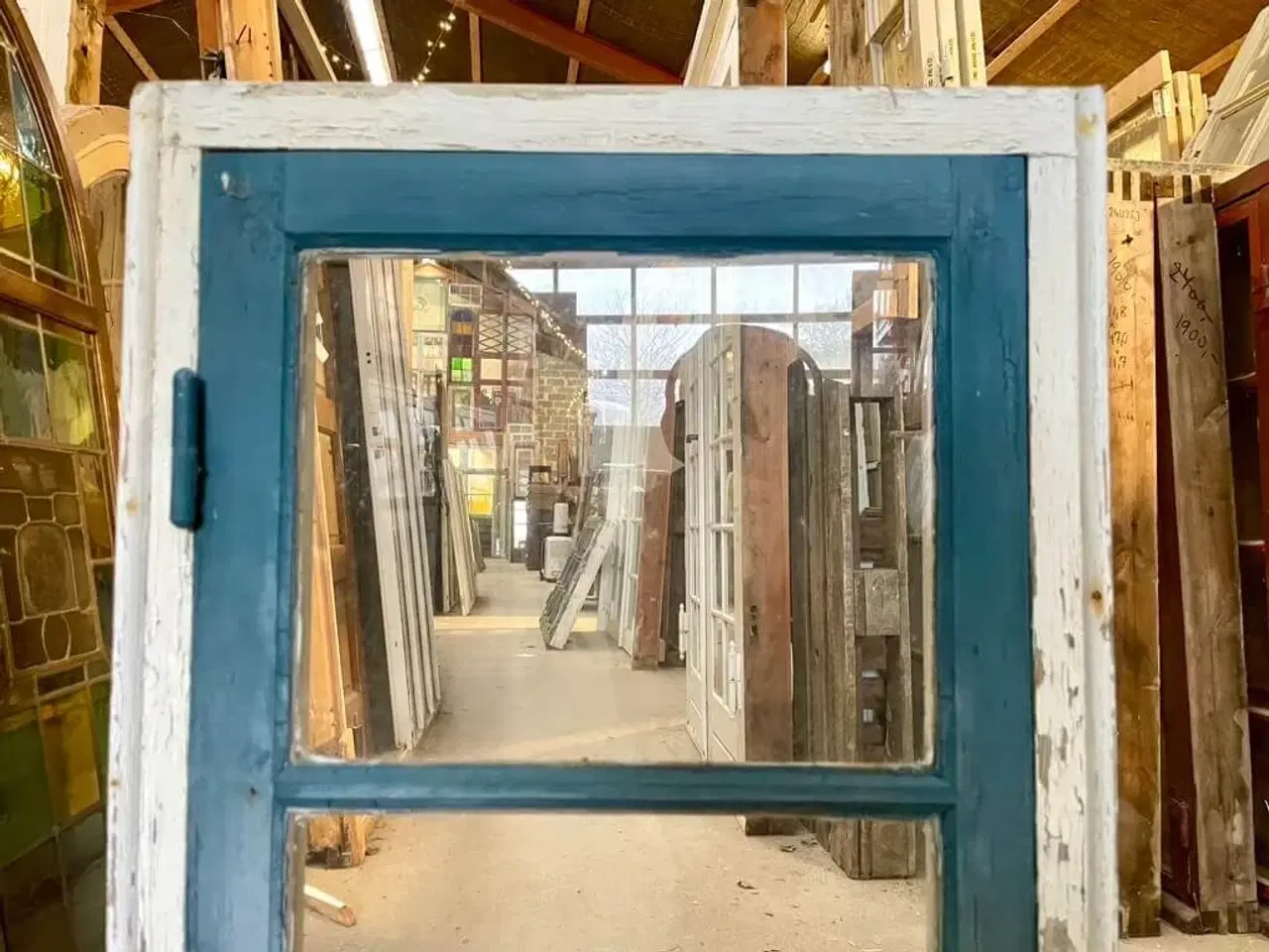 Billede 3 - 1-fags bondehusvindue m. 3-ruders ramme