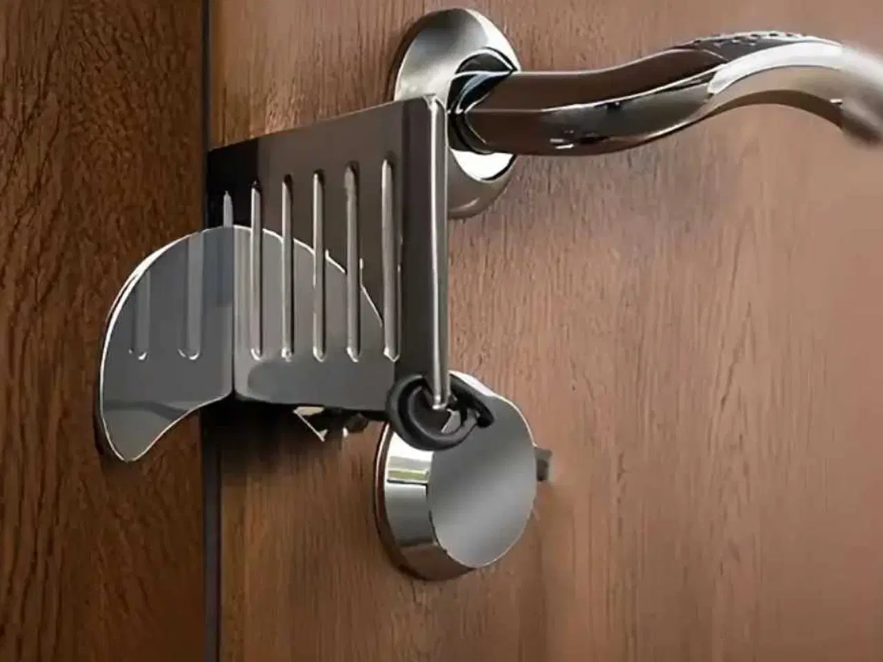 Billede 1 - Bærbar sikkerhedslås/Dørstopper