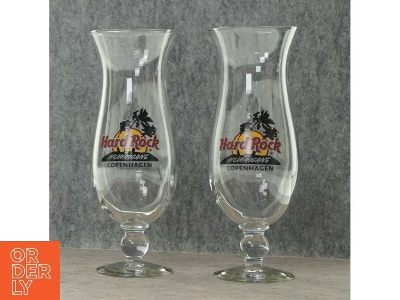 Billede 1 - drinks glas fra Hard Rock Hurricane Copenhagen (str. 24 cm)