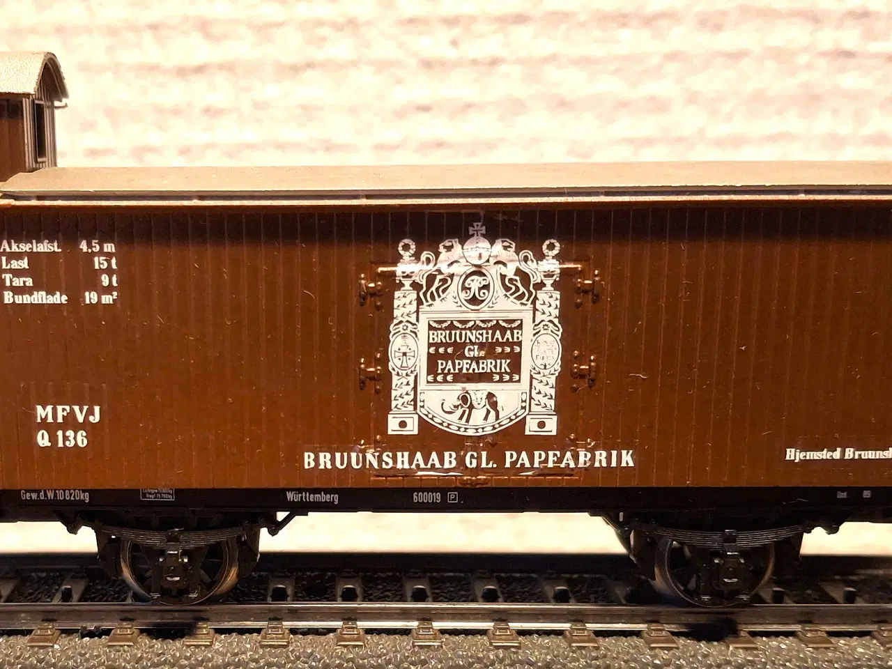 Billede 4 - Godsvogn fra Brunshåb Papfabrik.