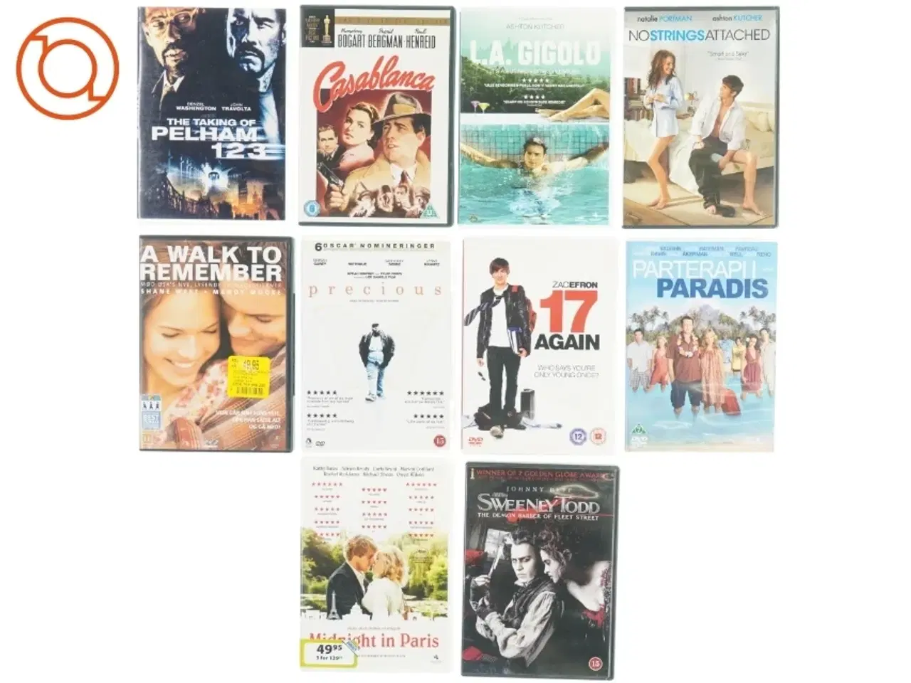 Billede 1 - Blandet film (10 stk) fra DVD