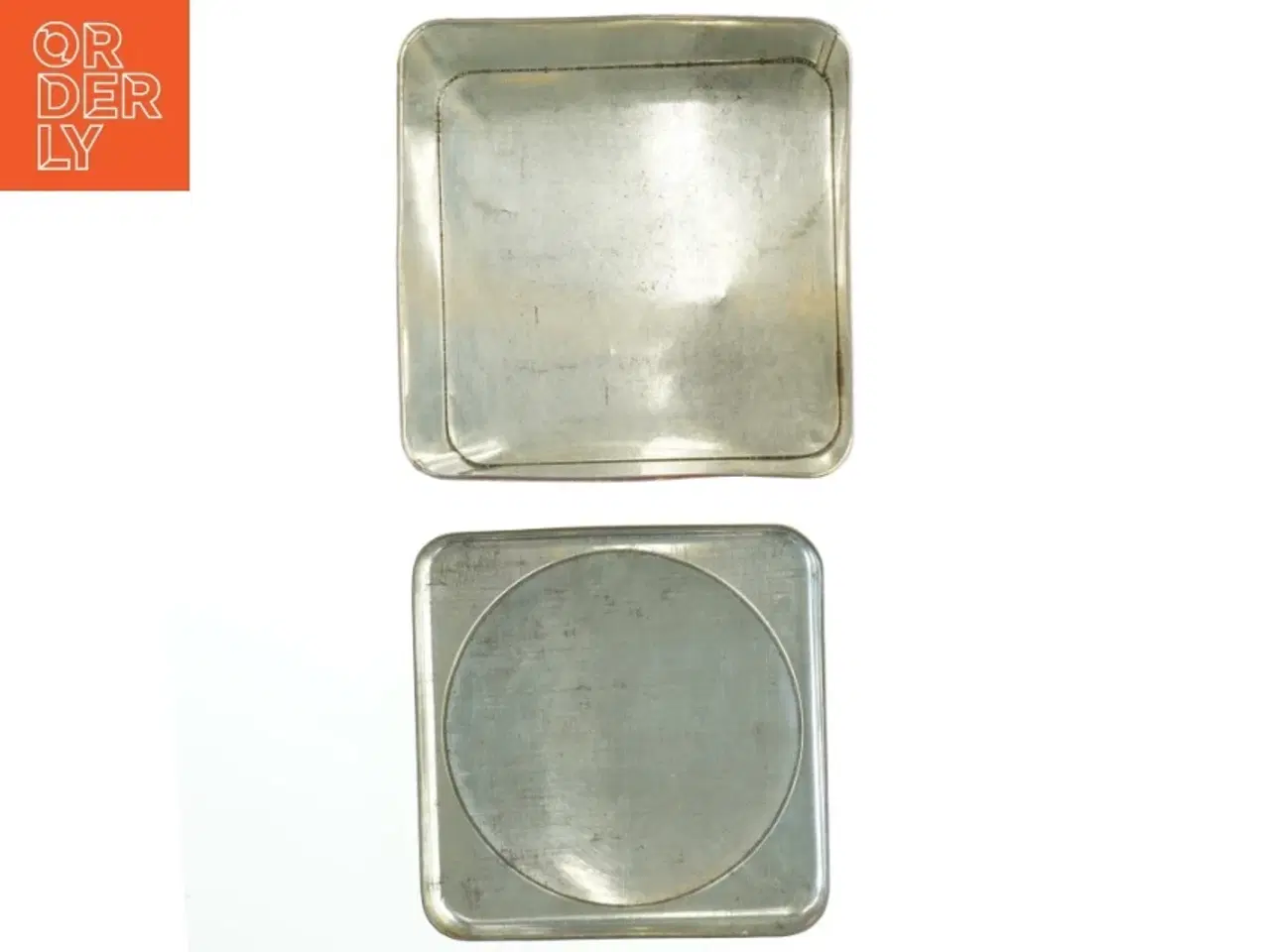 Billede 3 - Vintage metal kagedåse (str. H. 18 cm. 21 x 21 cm)