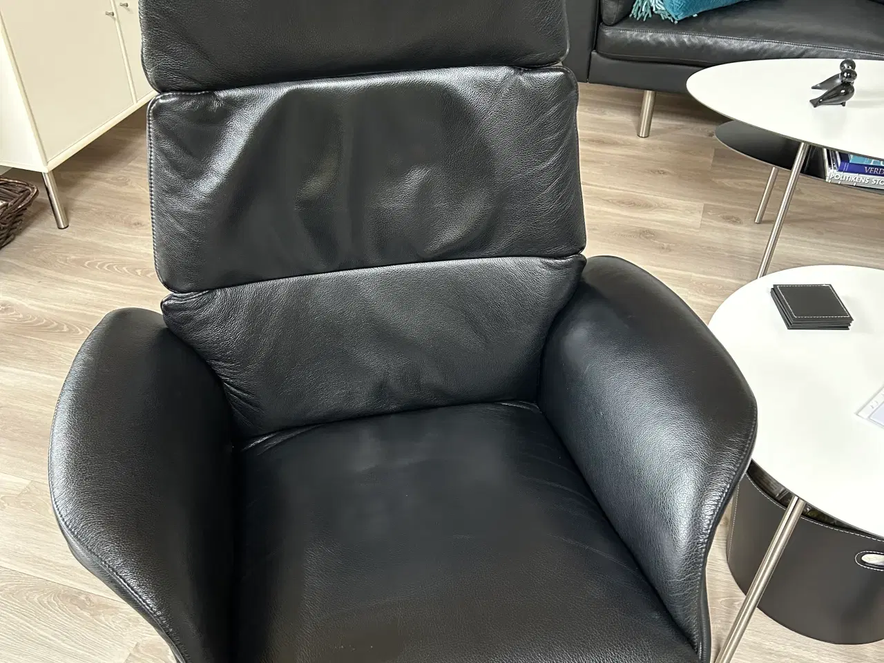 Billede 1 - Elektriske læderlænestole Hjort Knudsen
