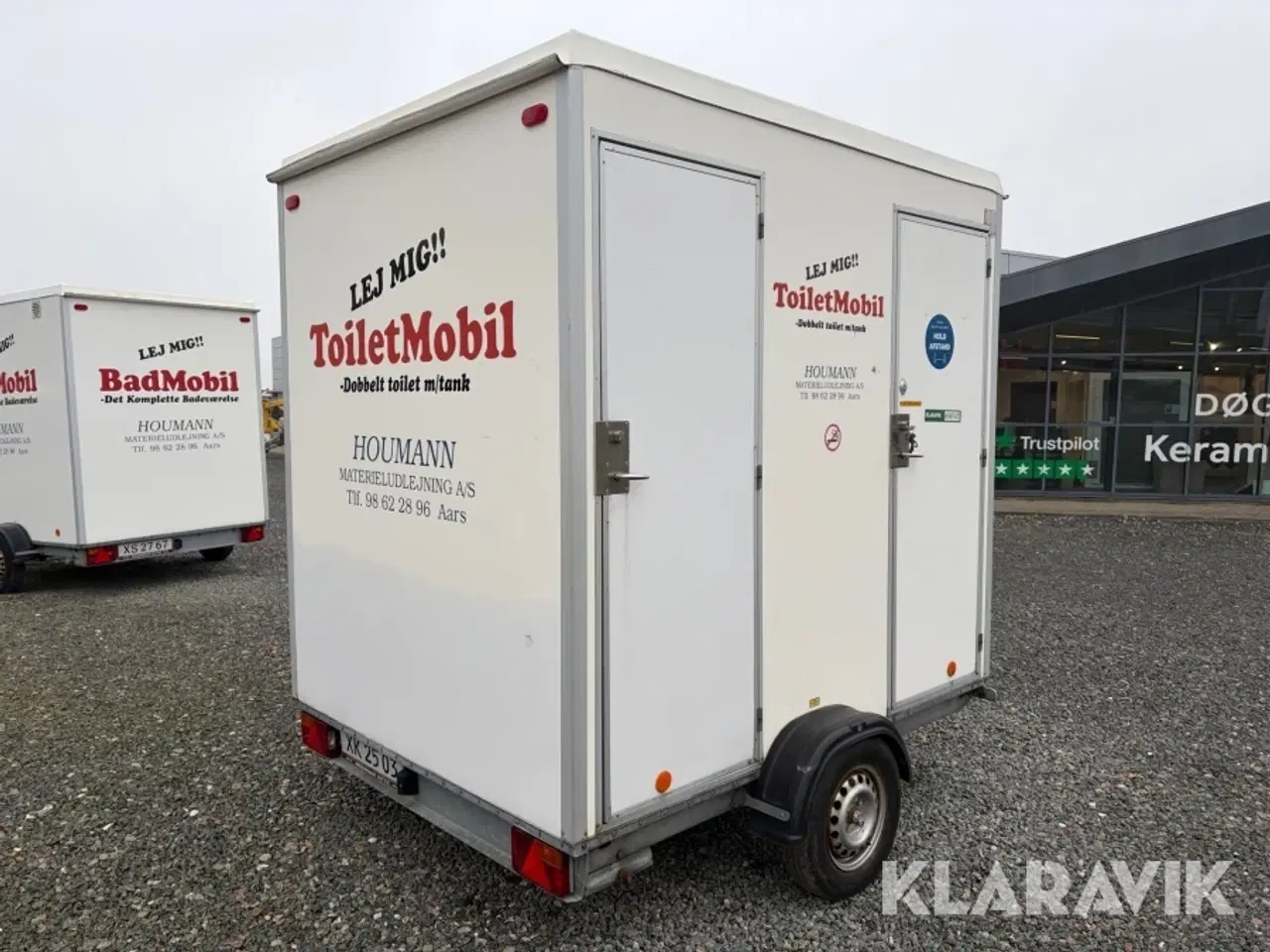 Billede 1 - Toilet x 2 Scanvogn med tank