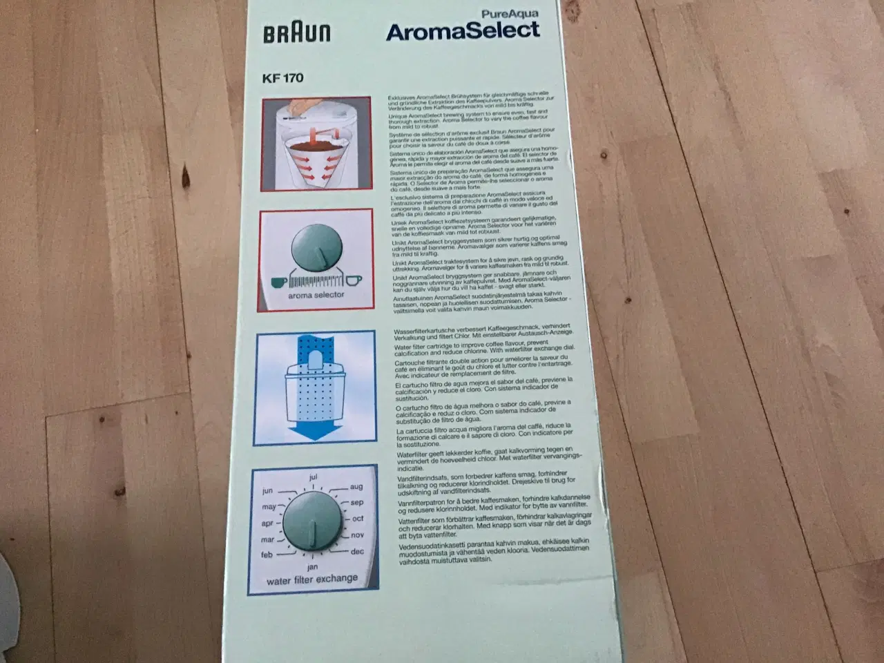 Billede 7 - Kaffemaskine Braun  hel Ny 1250wat med termokande