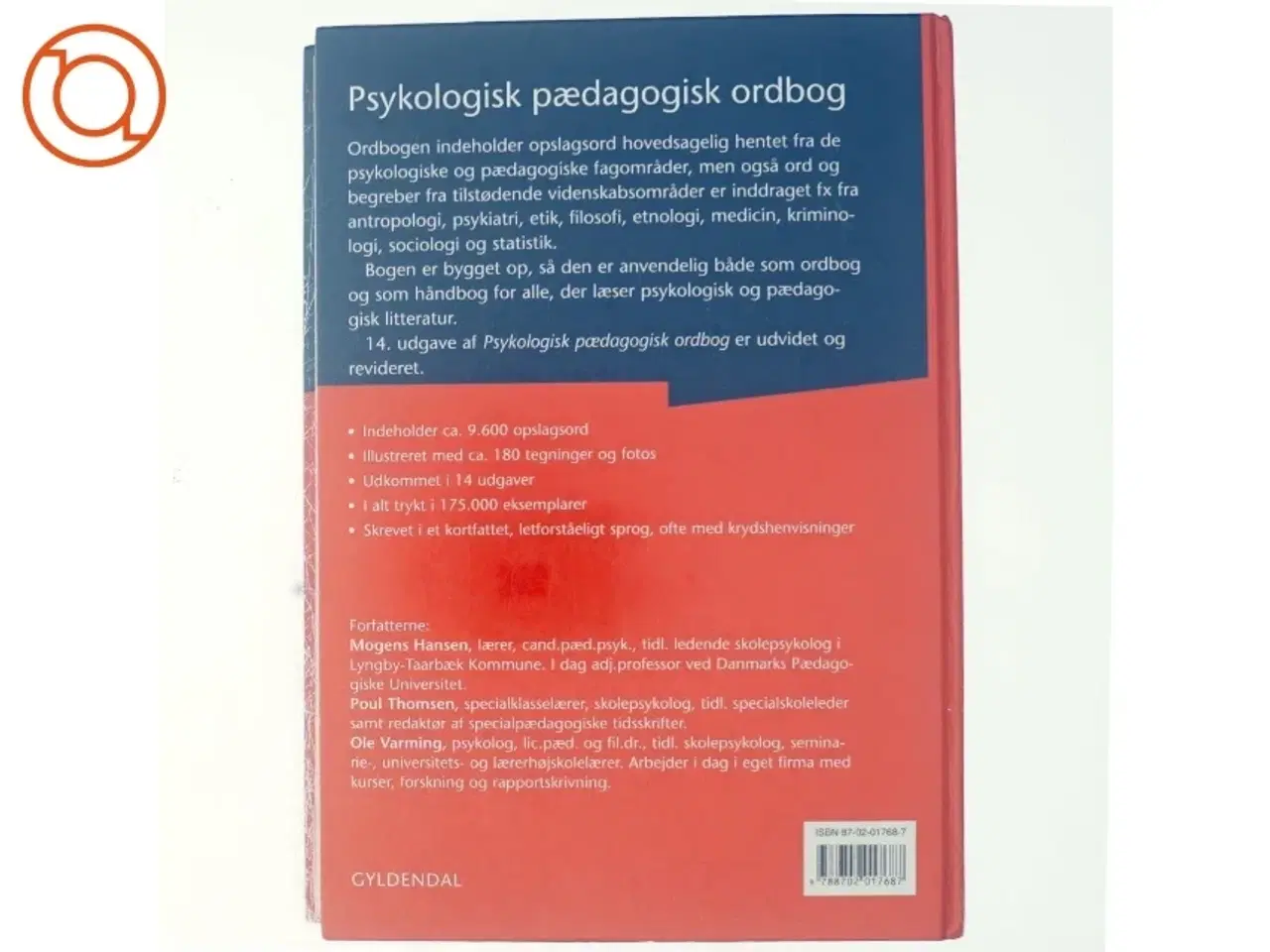 Billede 3 - Psykologisk-pædagogisk ordbog (Bog)