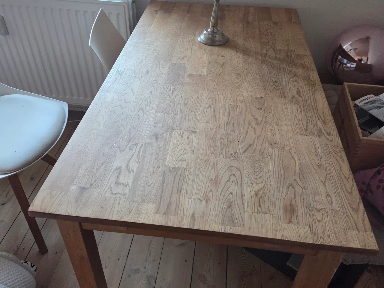 Billede 2 - Spisebord i træ - m. eller u. stole 