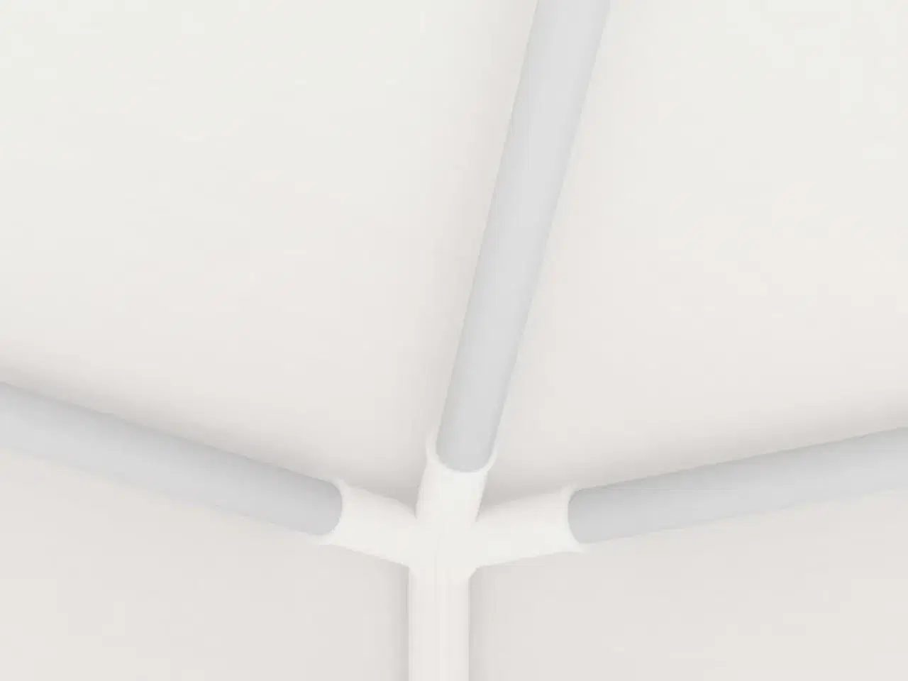 Billede 2 - Festtelt med sidevægge 2,5x2,5 m 90 g/m² hvid