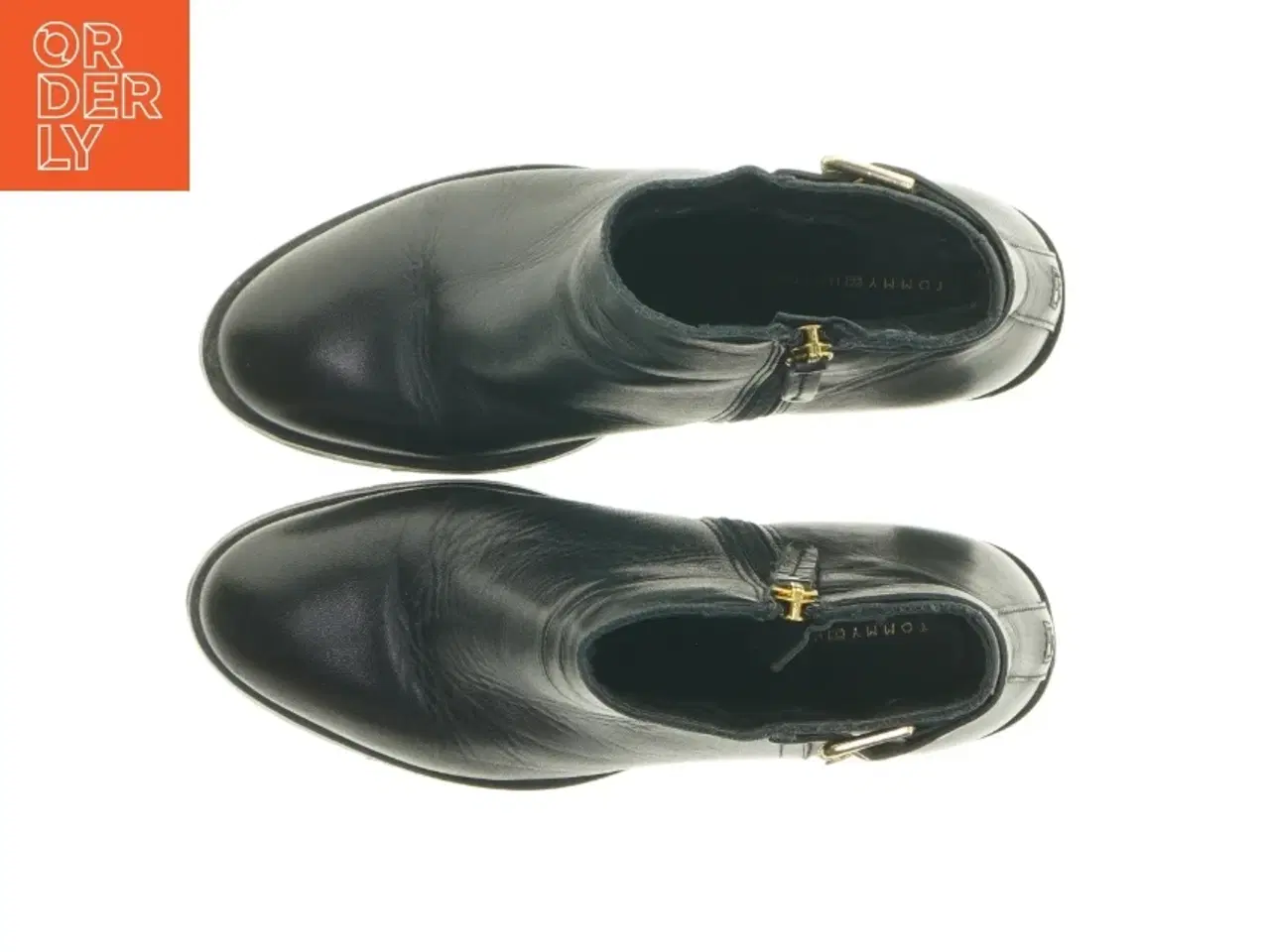 Billede 5 - Sort ankelstøvle størrelse 38 fra Tommy Hilfiger (str. 38 )