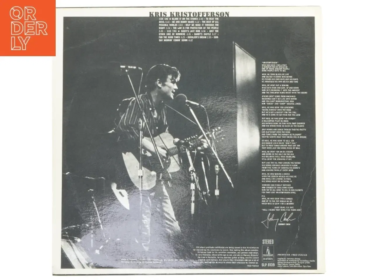 Billede 3 - Kris Kristofferson vinylalbum