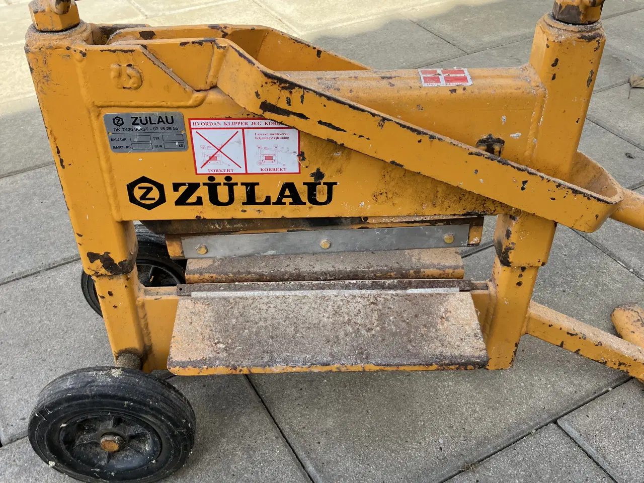 Billede 2 - Zulau. Klipper til belægningssten