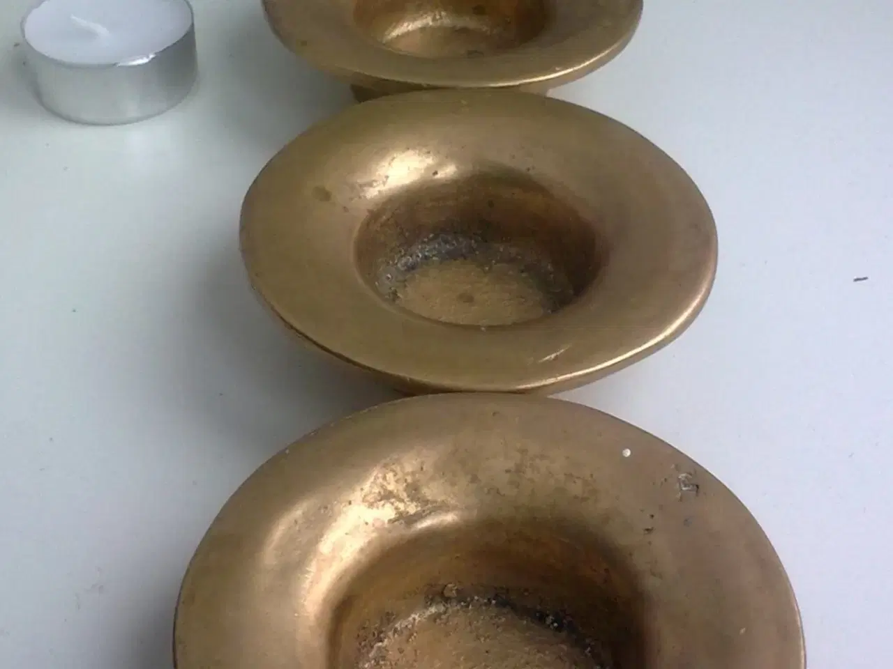 Billede 4 - Bronce Bronze kunst UNIKA massive håndstøbte skåle