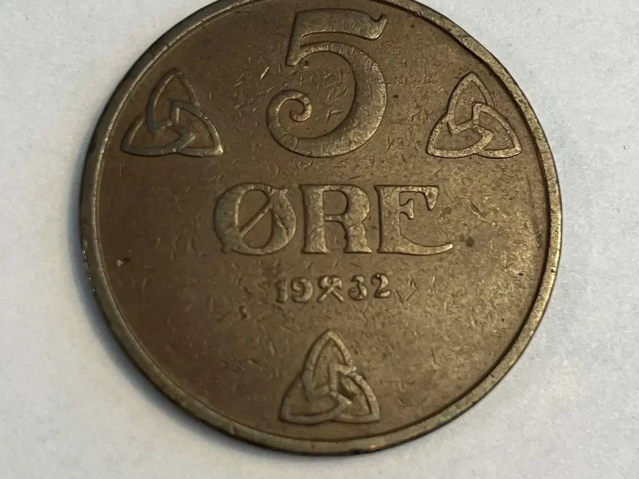 Billede 1 - 5 Øre 1932 Norge