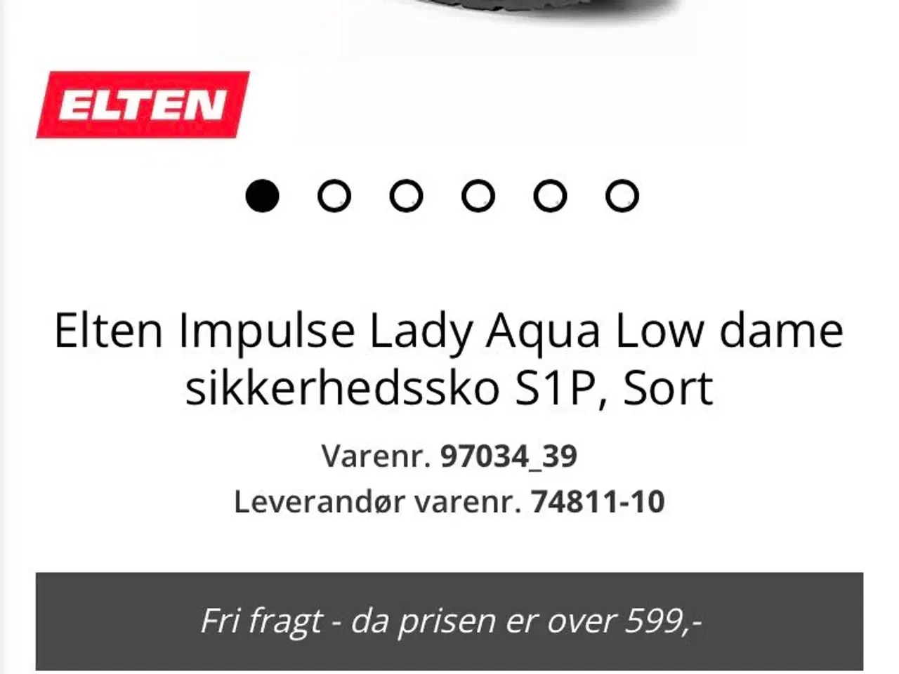 Billede 3 - Elten sikkerheds sko 39