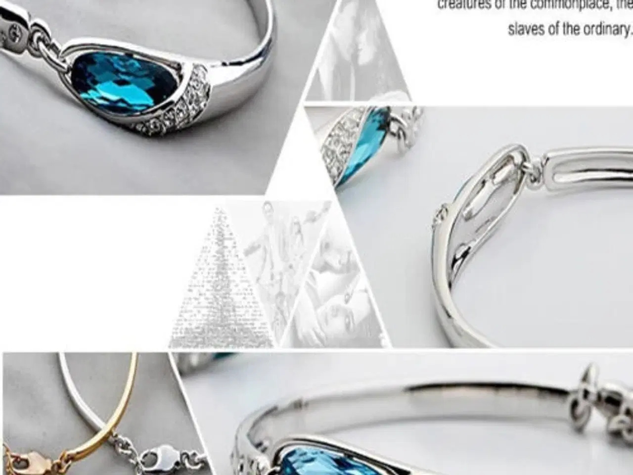 Billede 4 - Armbånd-Mode nye sølvbelagte- krystal kæde 