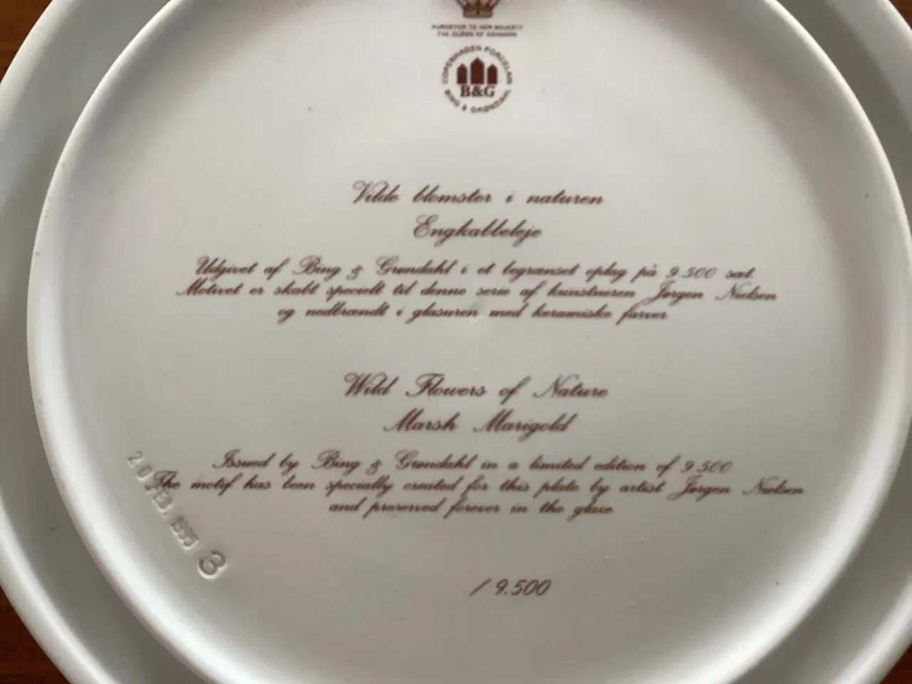 Billede 6 - Bing&Grøndahl “vilde blomster i naturen” nr 3