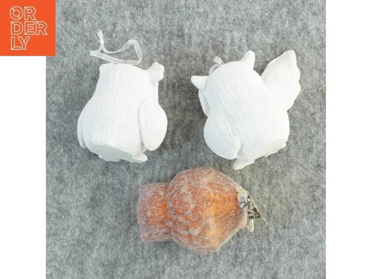 Billede 3 - Juletræsdekoration, ugler (str. 9x7 cm)