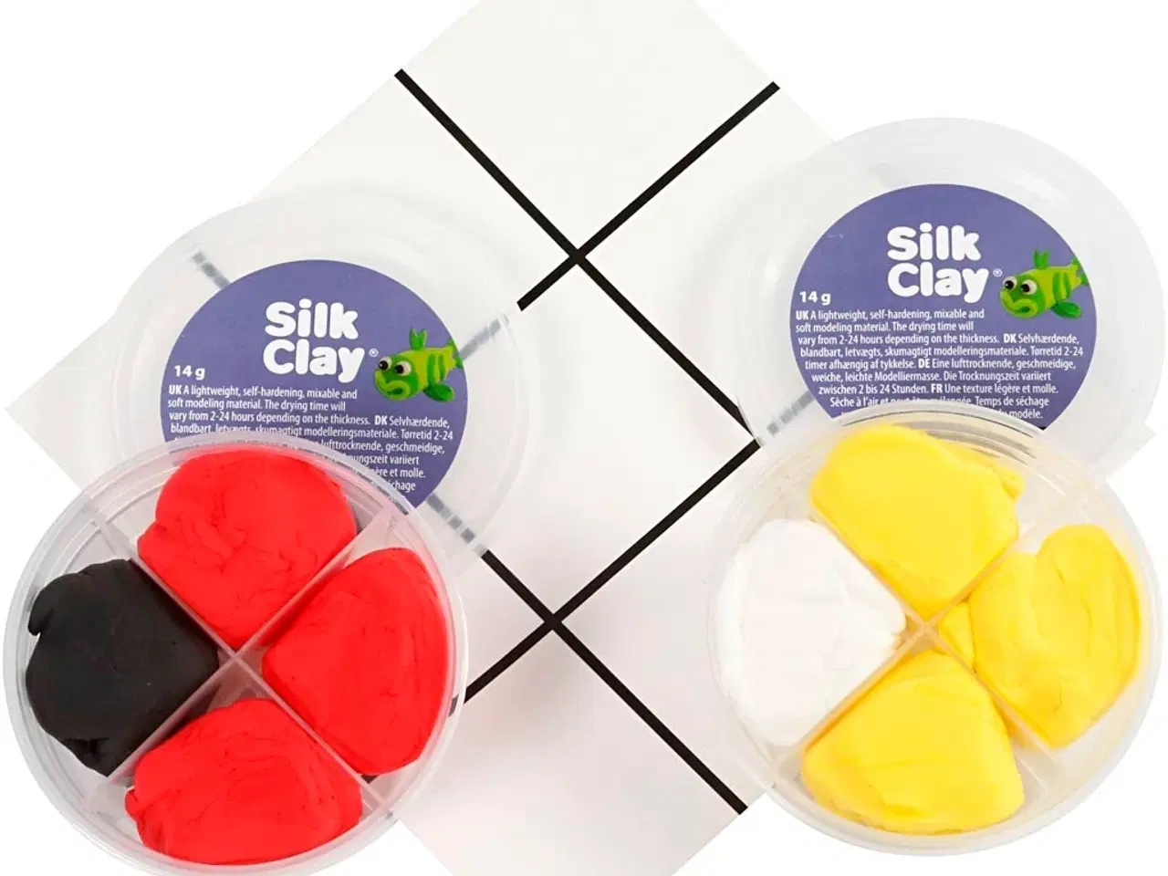 Billede 1 - Mini DIY Kit, kryds og bolle spil, 1 pk.
