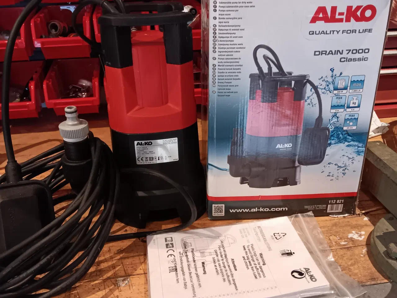 Billede 1 - Dykpumpe brugt 1 gang