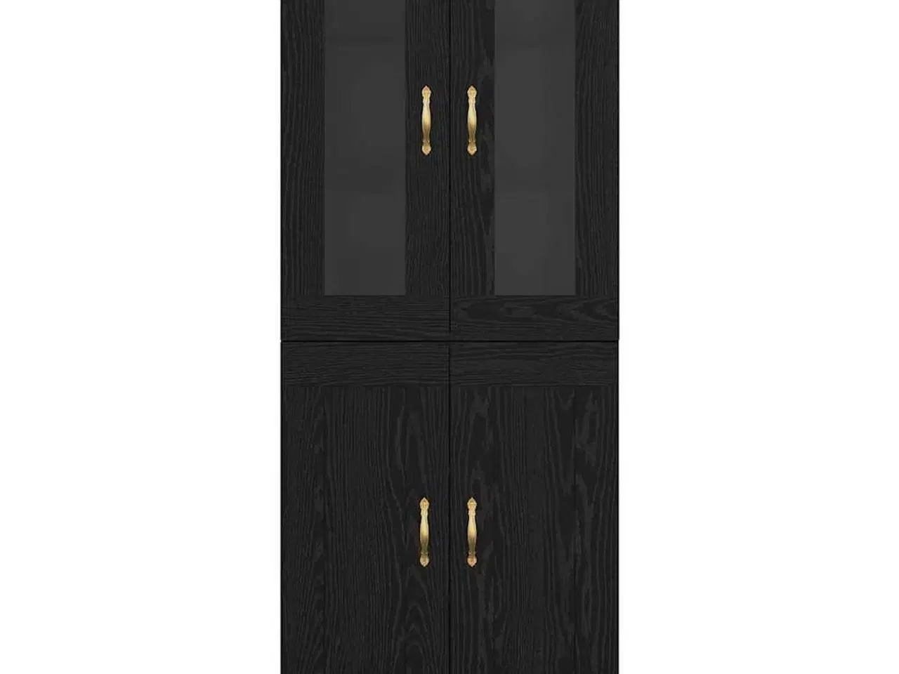 Billede 8 - Highboard 2 stk Sort eg 69,5 x 34 x 180 cm Konstrueret træ