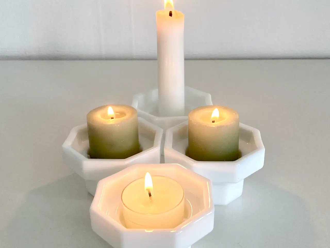Billede 3 - 4 Franske Octime Glas Stager - Luminarc